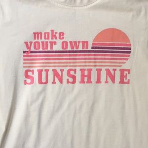 ✨oversized graphic tee “make your own sunshine”